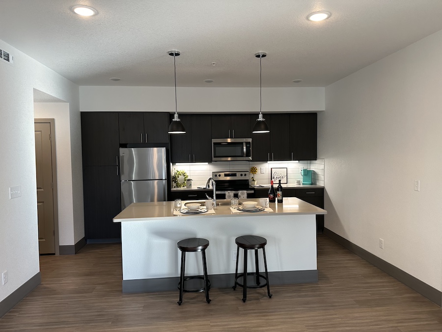 apartment kitchen in 5601 unit